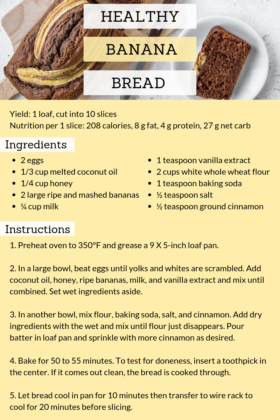 The Best Healthy Banana Bread Recipe | On The Table